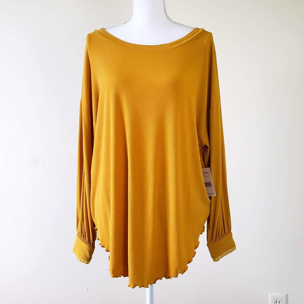 Free People Shimmy Shake Top Untamed Gold Size XS - Picture 3 of 11